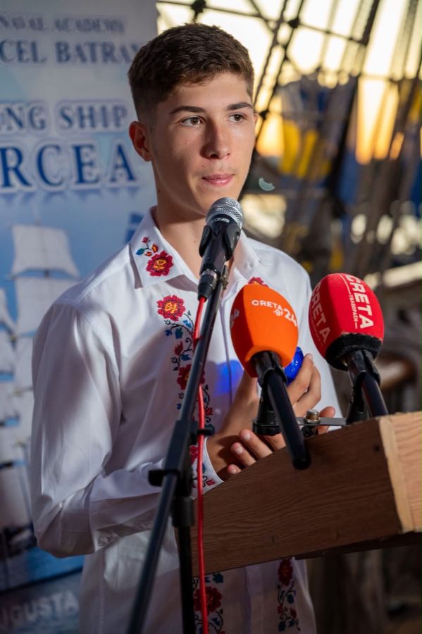 România şi Grecia, la aceeaşi masă, la bordul navei-şcoală „Mircea”